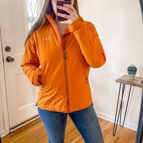 Patagonia Solar Wind Jacket Deep Mango M - Picture 1 of 10